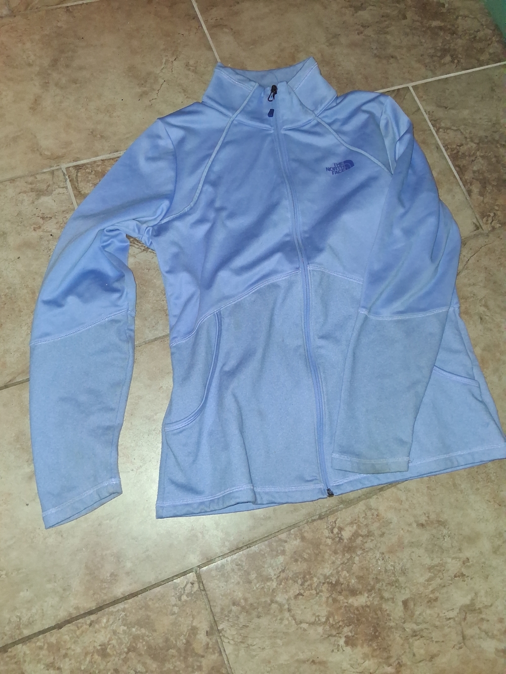 The North Face Light Blue  Full-Zip Jacket